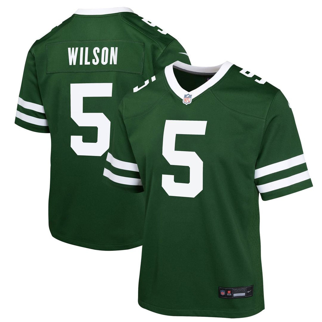 Garrett Wilson New York Jets Youth Jersey - Black