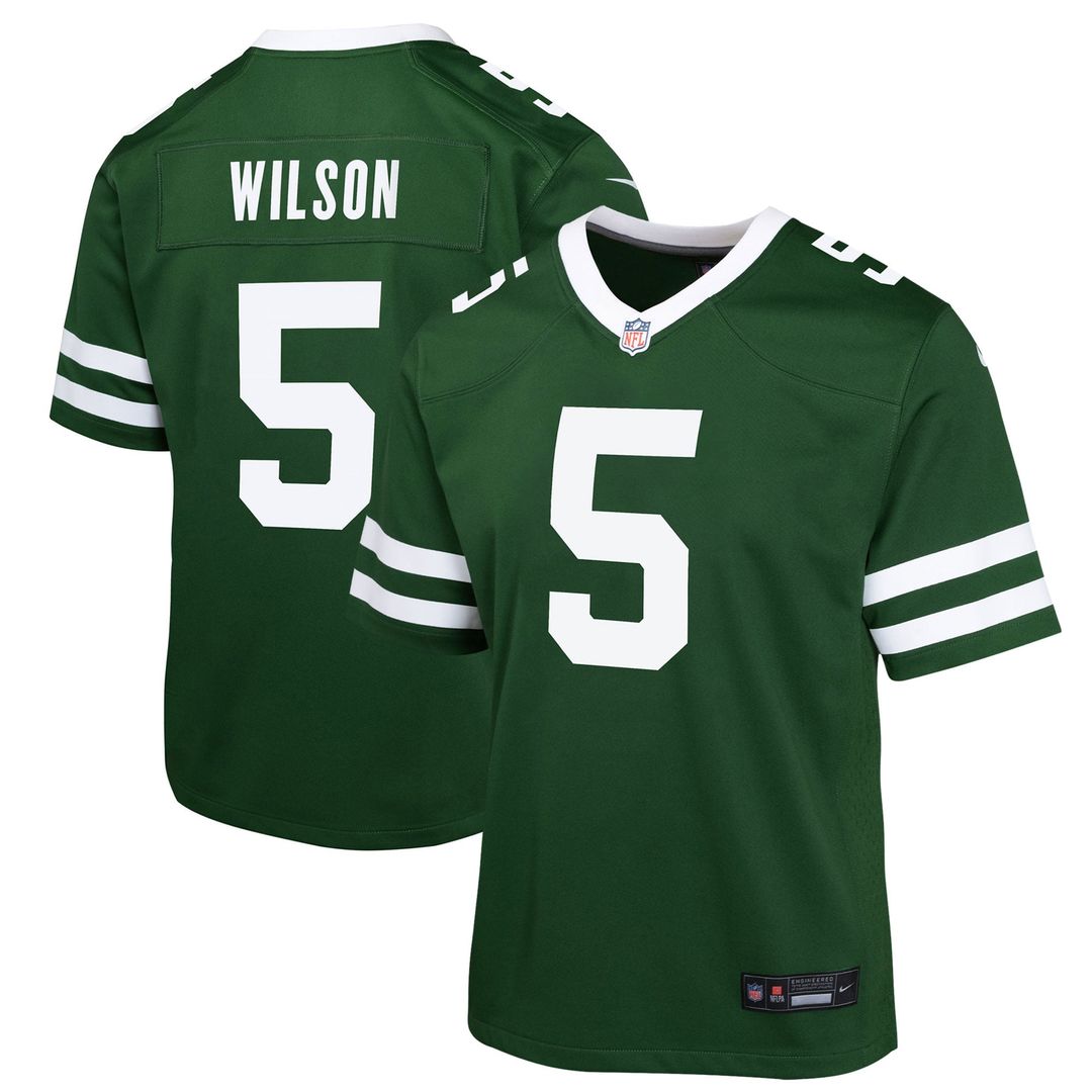 Garrett Wilson New York Jets Youth Jersey - Black