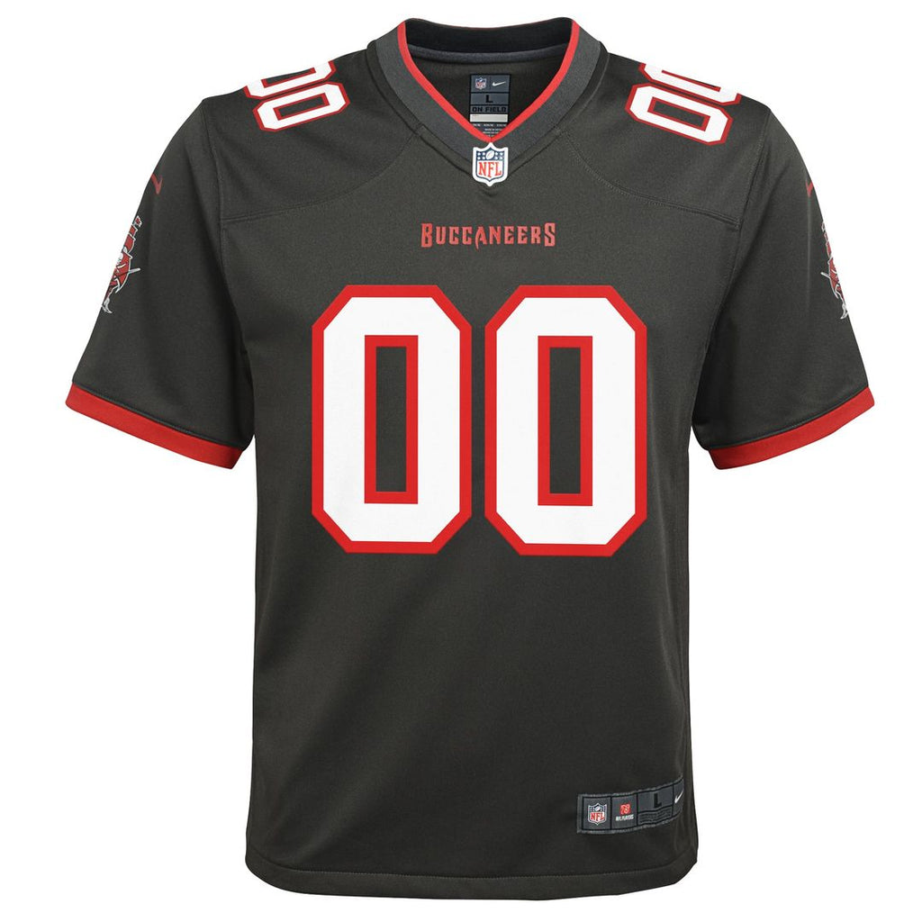 Tampa Bay Buccaneers Youth Alternate Custom Jersey - Pewter