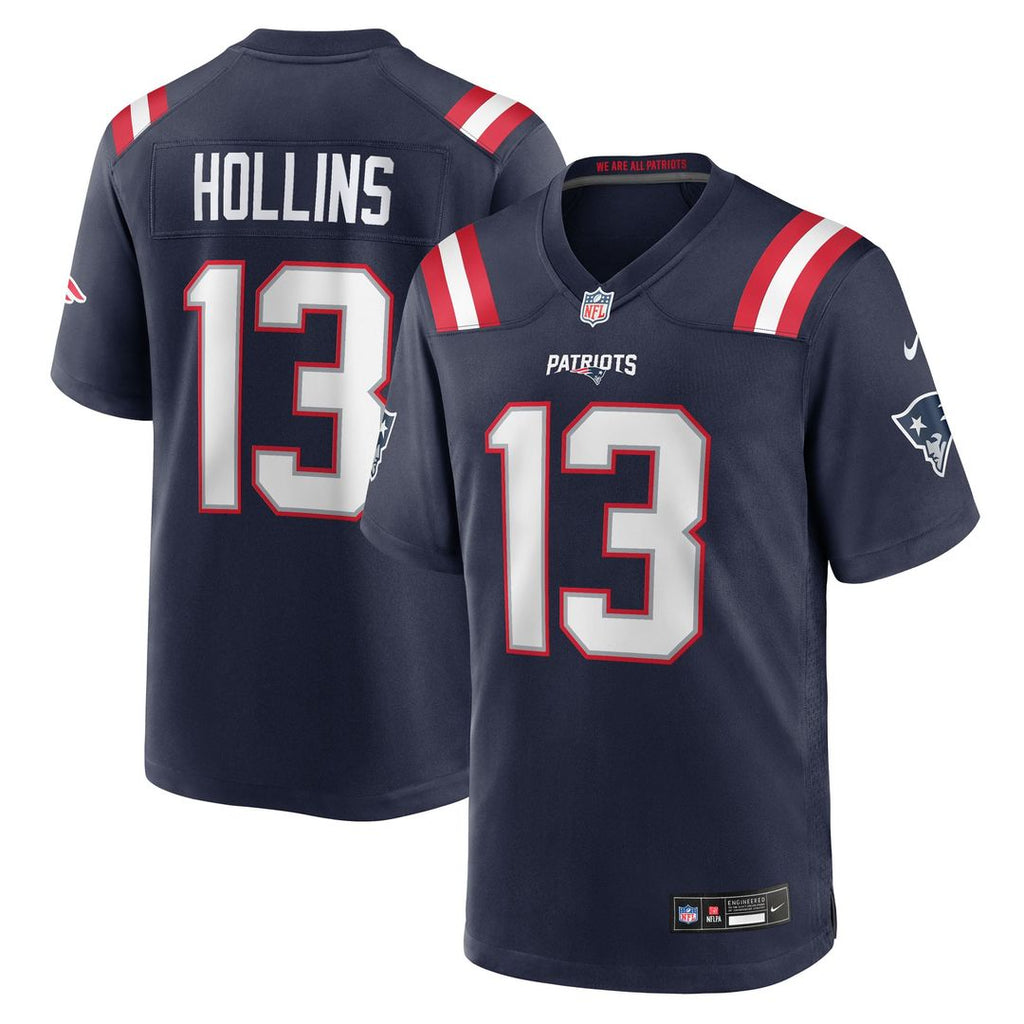 Mack Hollins New England Patriots Team Jersey - Navy