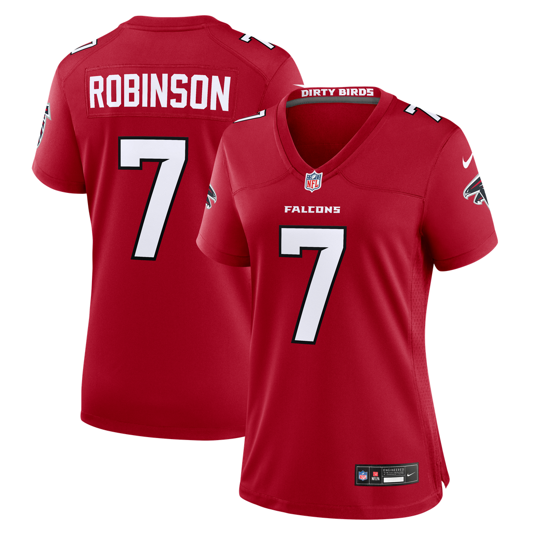 Bijan Robinson Atlanta Falcons Women's Alternate Jersey - Black