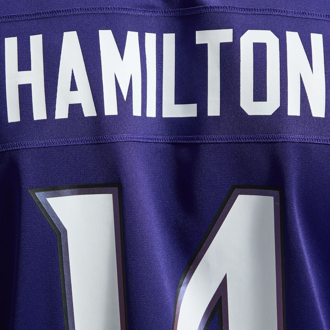Kyle Hamilton Baltimore Ravens Team Jersey - Purple