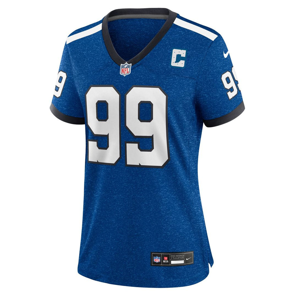 DeForest Buckner Indianapolis Colts Women's Jersey - Royal
