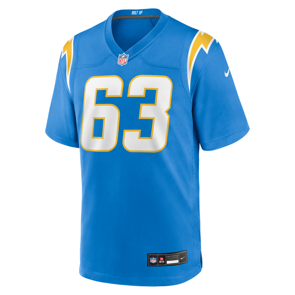 Tyler Biadasz Los Angeles Chargers Team Jersey - Powder Blue