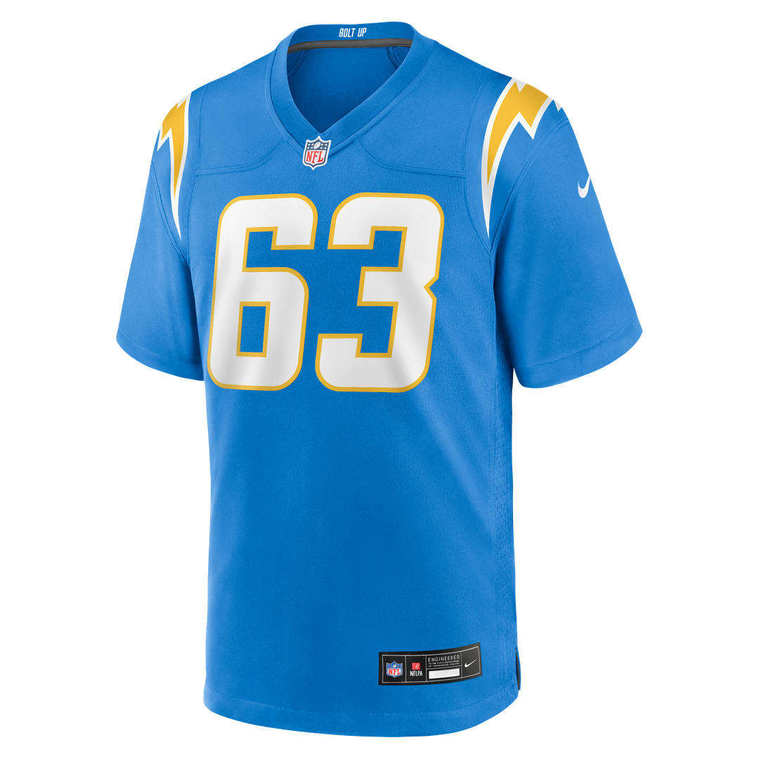 Tyler Biadasz Los Angeles Chargers Team Jersey - Powder Blue