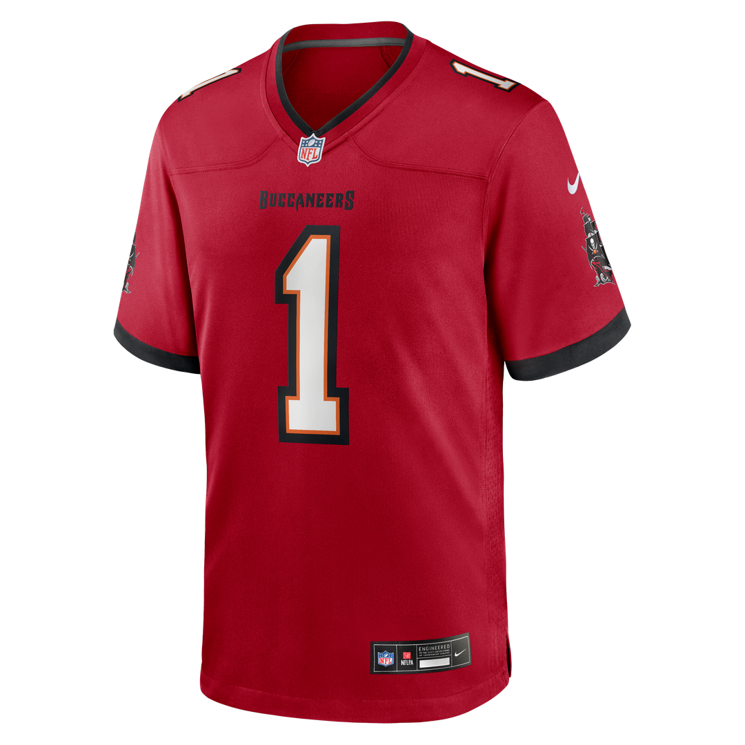 Number 1 Dad Tampa Bay Buccaneers Jersey - Red