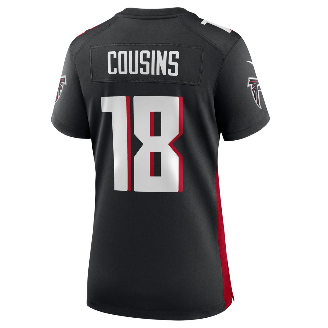 Kirk Cousins Atlanta Falcons Women's Jersey - Black