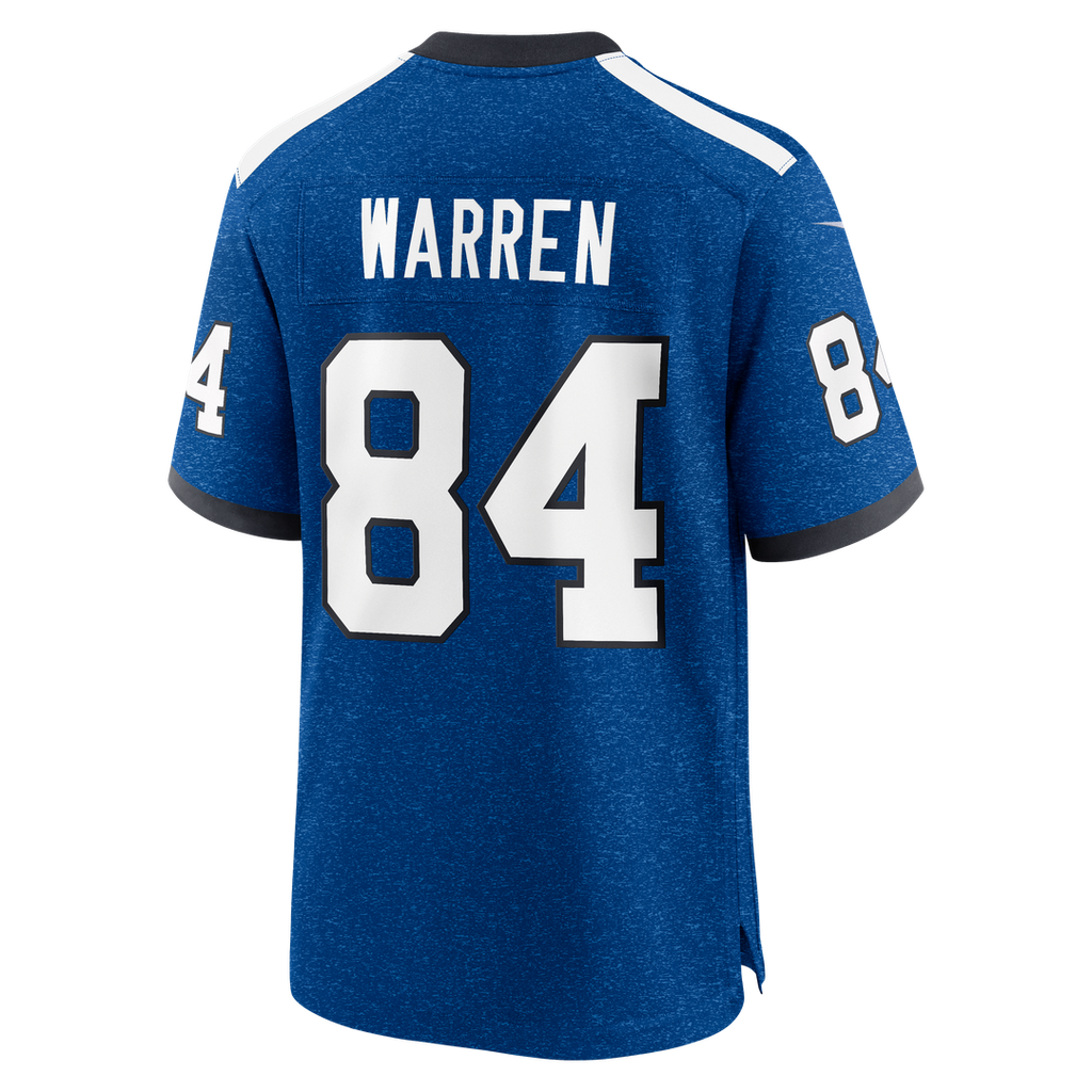 Tyler Warren Indianapolis Colts Alternate 2 Indiana Nights Jersey - Heather Royal