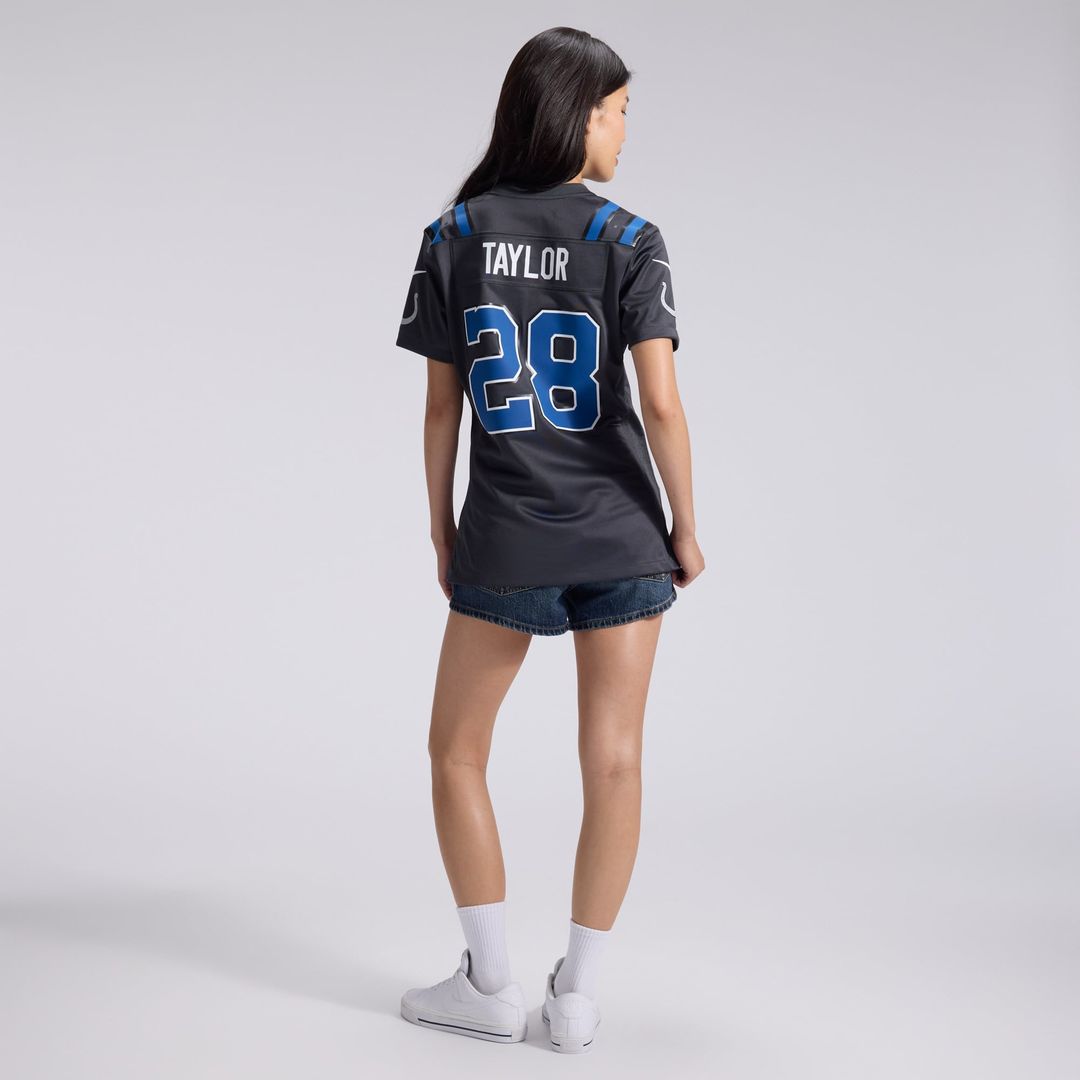 Jonathan Taylor Indianapolis Colts Women's 2026 Rivalries Collection Jersey - Anthracite