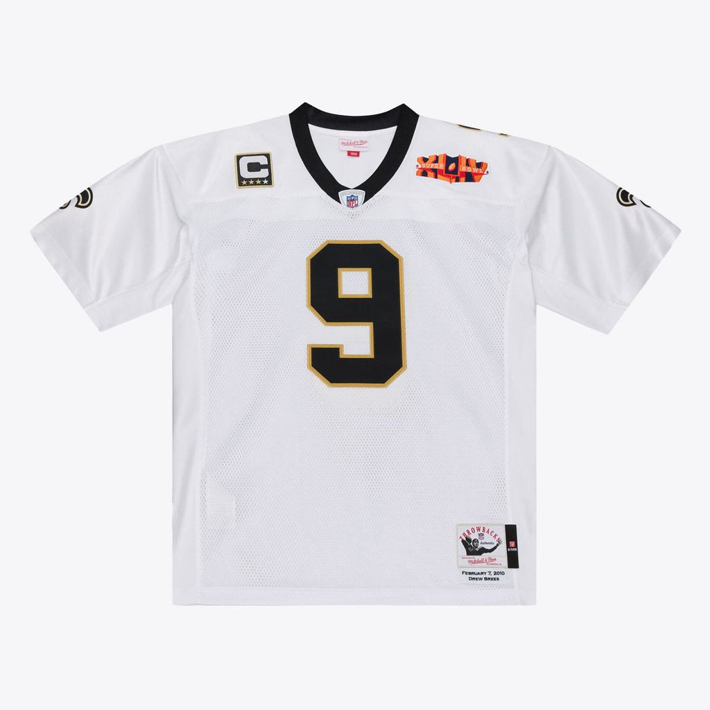 Drew Brees New Orleans Saints Championship Jersey - White