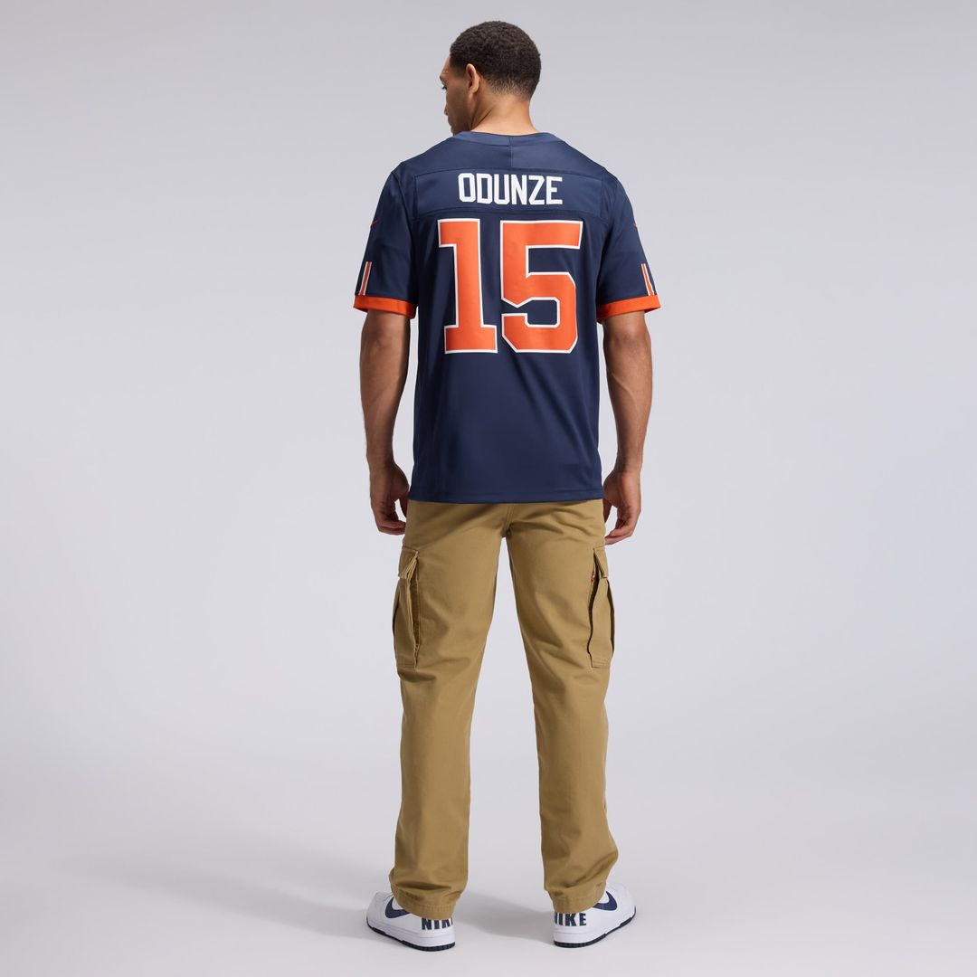 Rome Odunze Chicago Bears 2026 Rivalries Collection Stitched Jersey - Navy