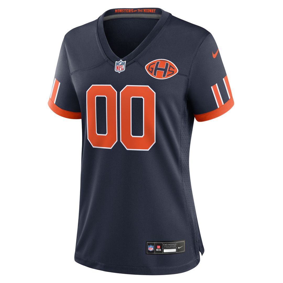 Chicago Bears Women's 2026 Rivalries Collection Game Custom Jersey - Navy