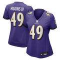 Jay Higgins IV Baltimore Ravens Women's Team Jersey - Purple