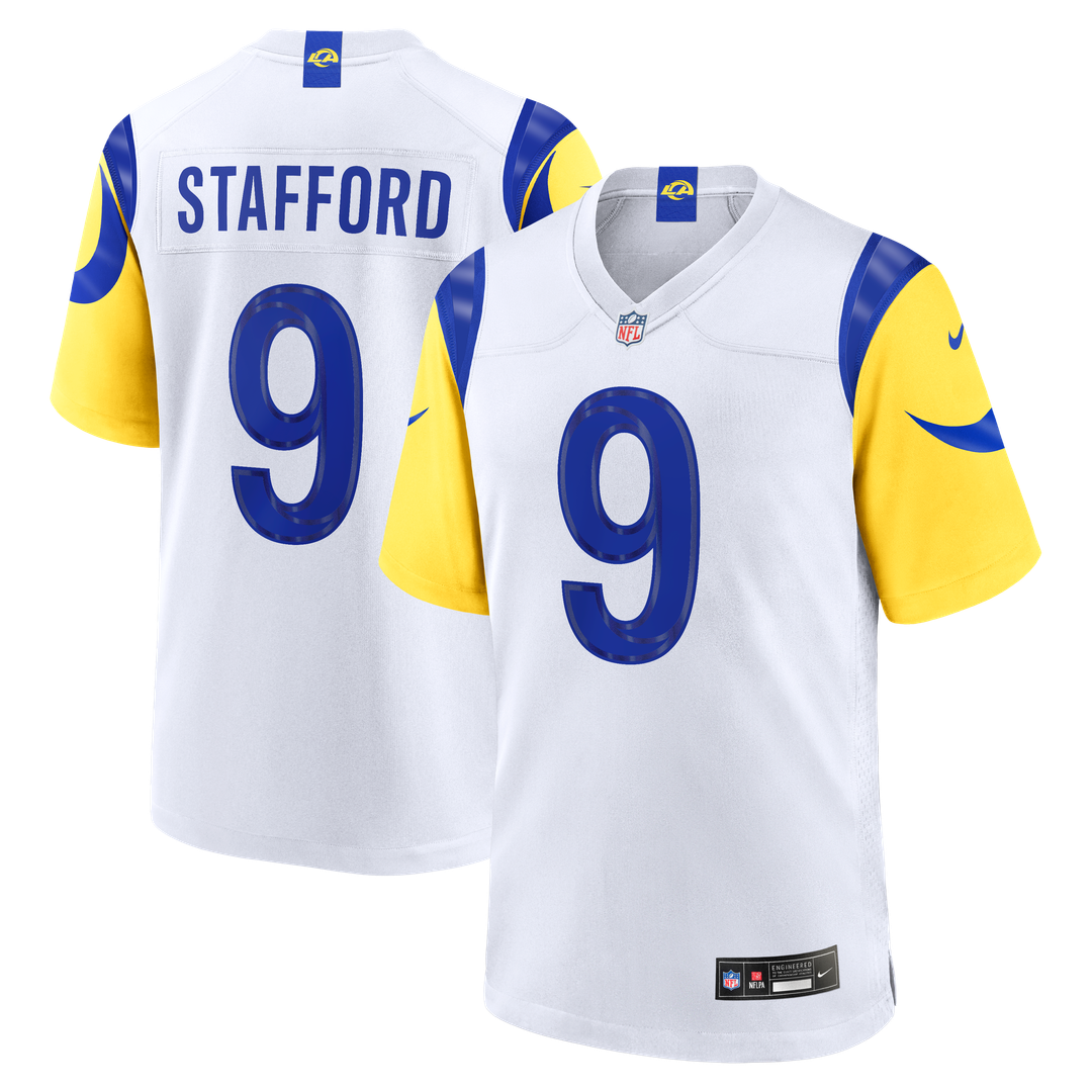 Matthew Stafford Los Angeles Rams White Jersey - White