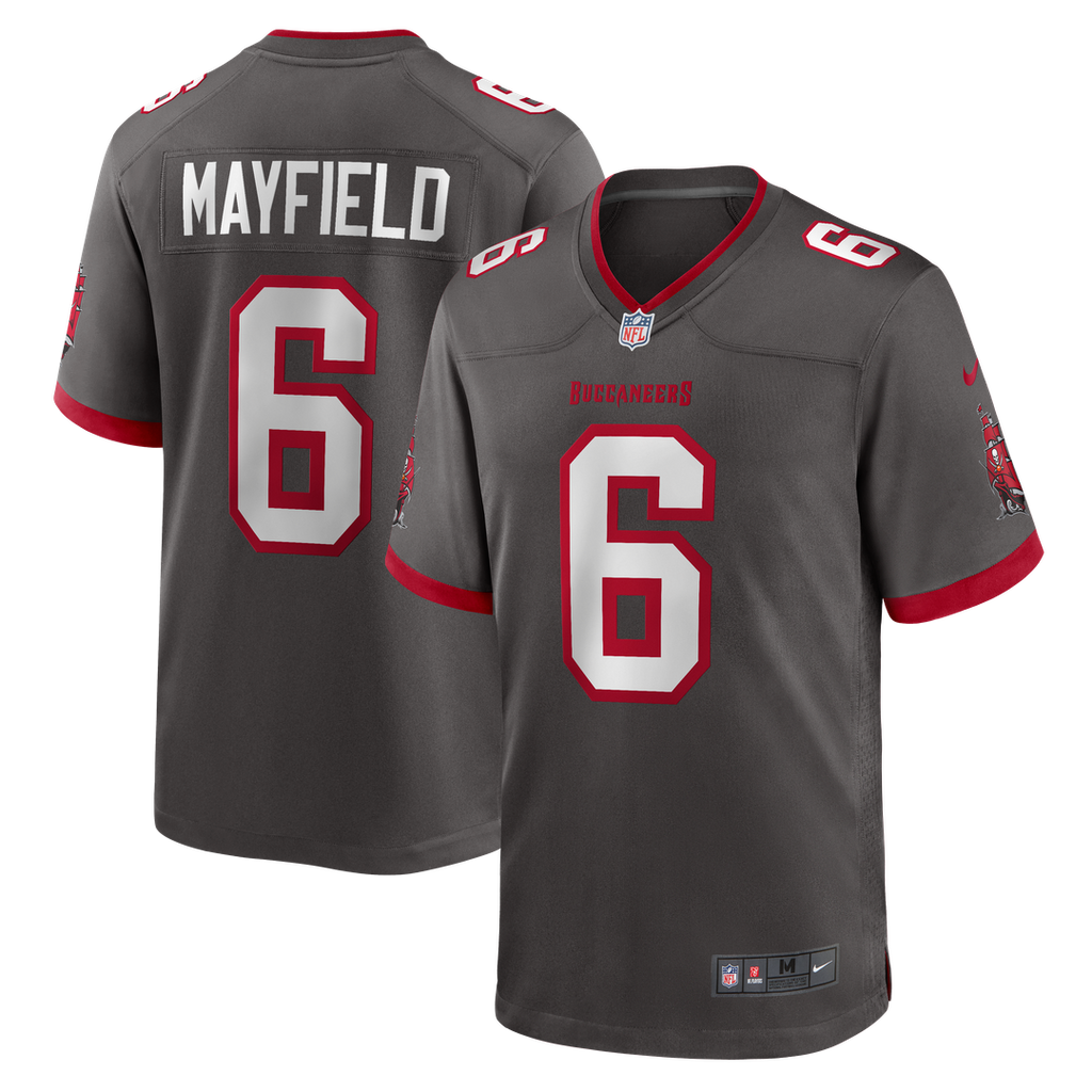 Baker Mayfield Tampa Bay Buccaneers Alternate Jersey - Pewter