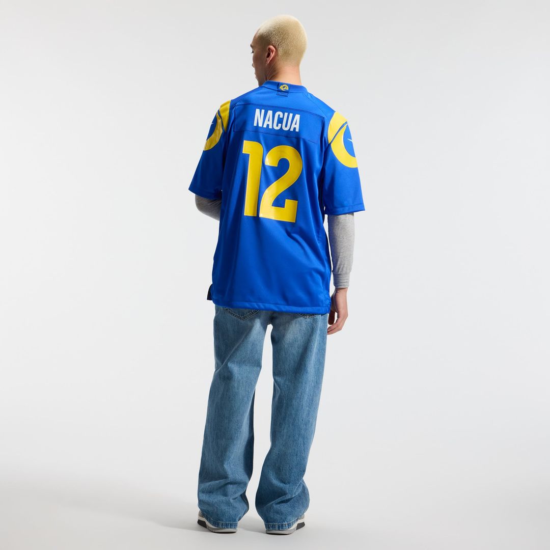 Puka Nacua Los Angeles Rams Team Jersey - Royal