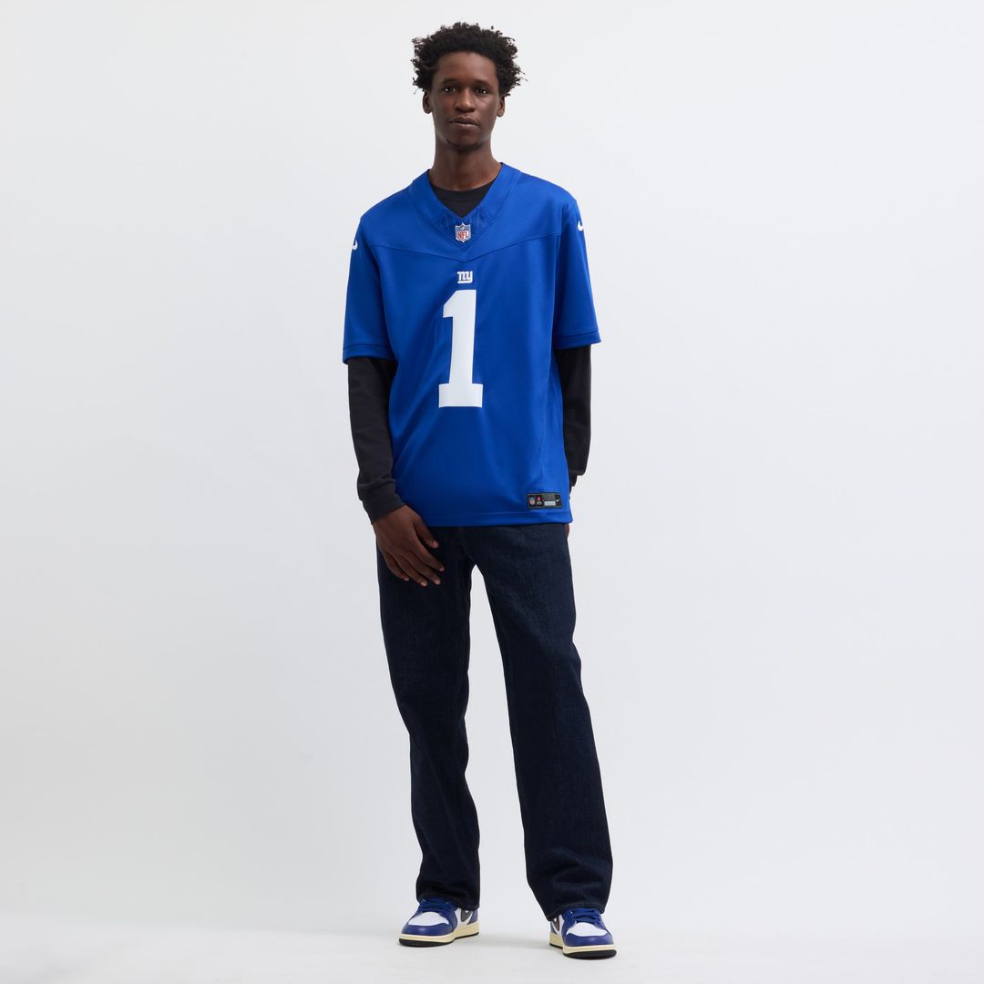 Malik Nabers New York Giants Jersey - Royal