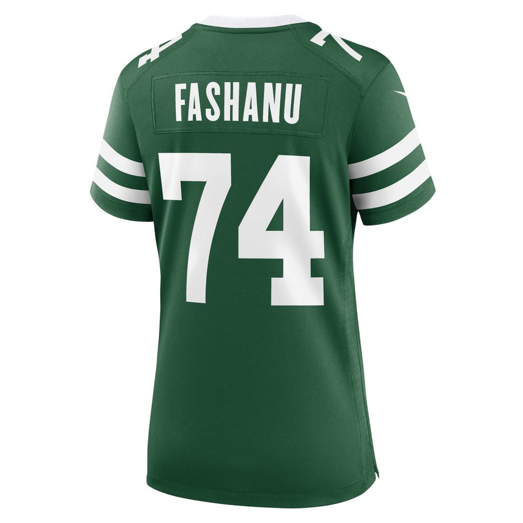 Olu Fashanu New York Jets Women's Jersey - Legacy Green