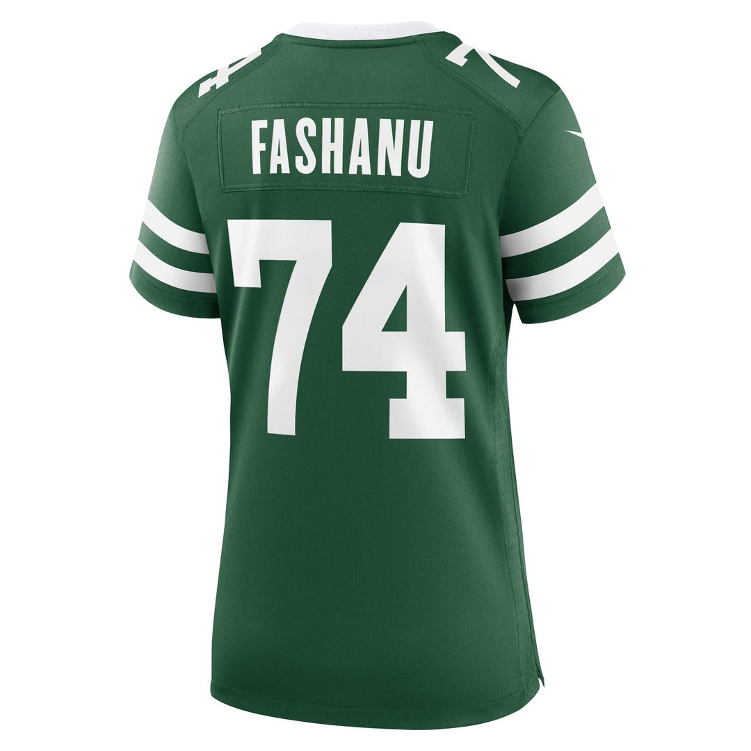 Olu Fashanu New York Jets Women's Jersey - Legacy Green