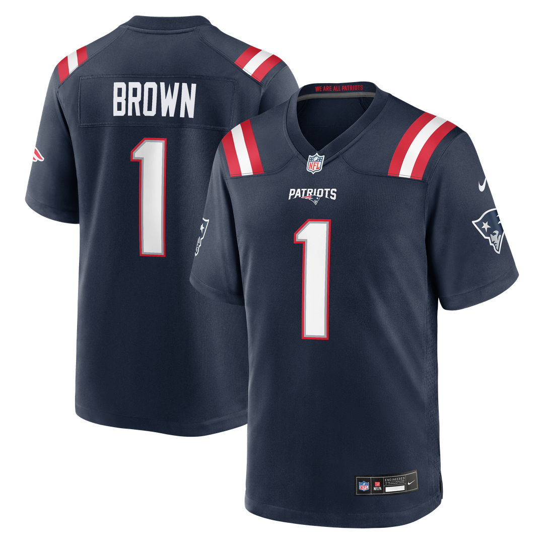A.J. Brown New England Patriots Jersey - Red