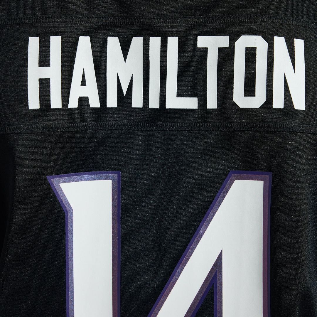 Kyle Hamilton Baltimore Ravens Women's Team Jersey - Purple