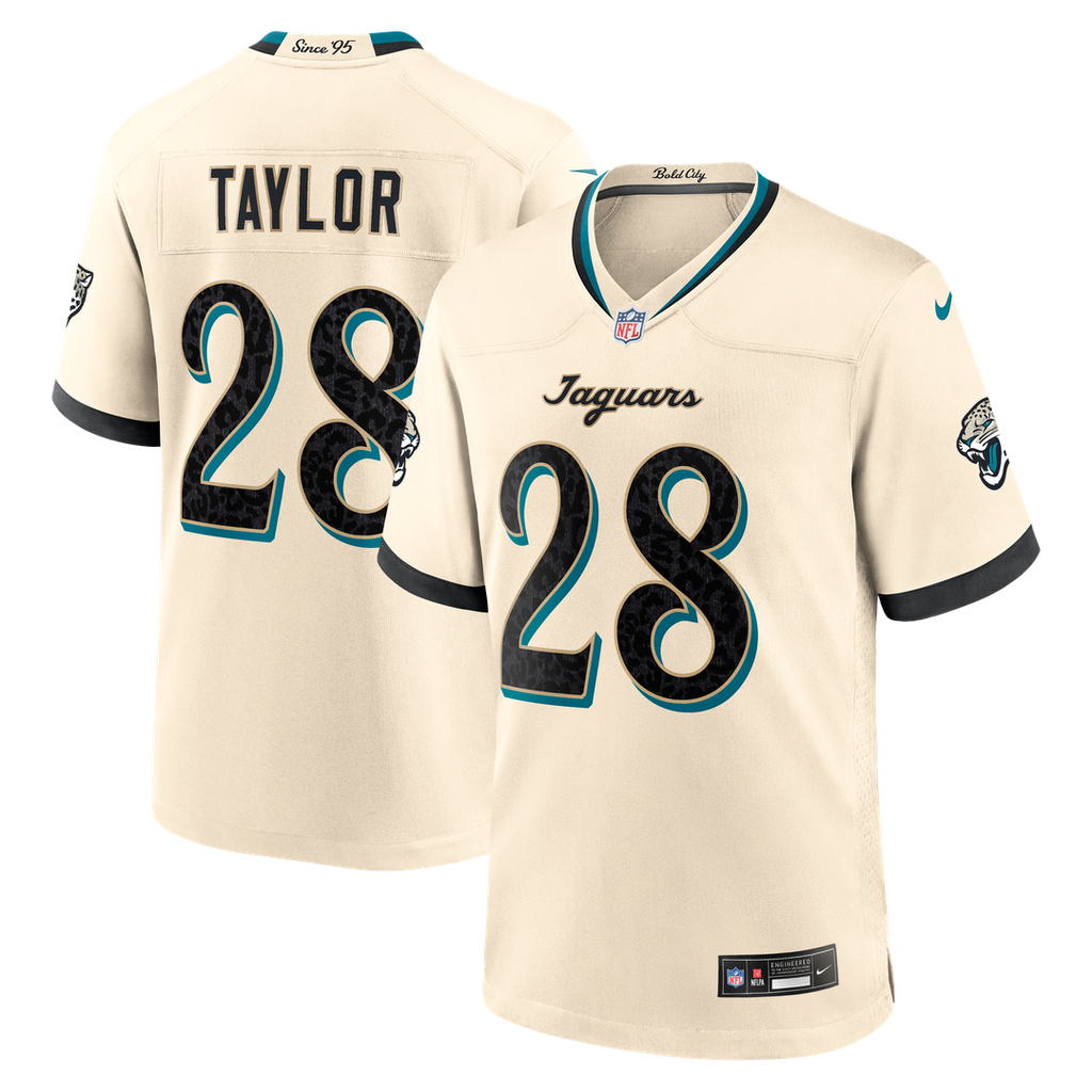 Fred Taylor Jacksonville Jaguars 2026 Rivalries Collection Jersey - Natural