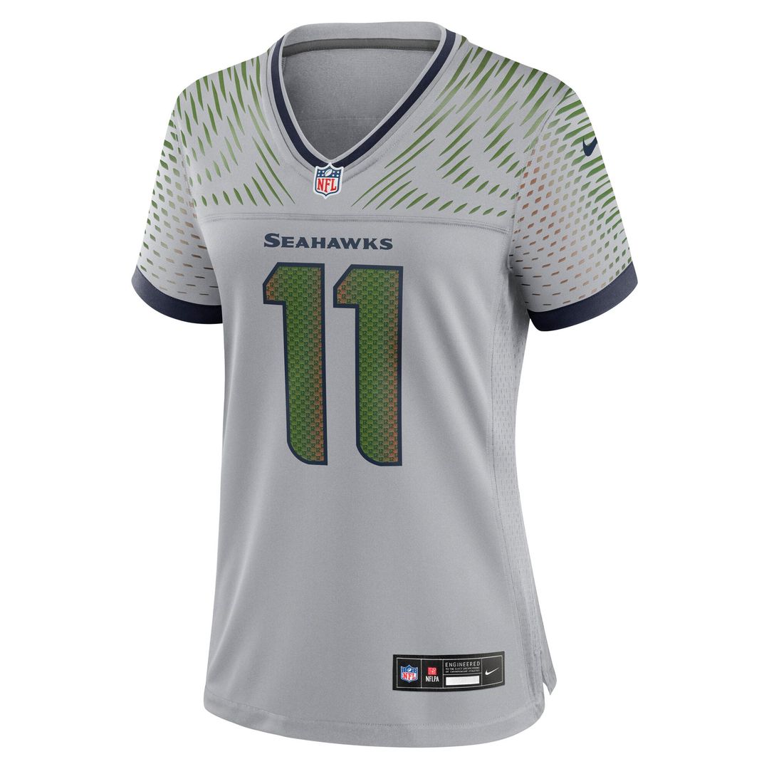 Jaxon Smith-Njigba Seattle Seahawks Women's Rivalries Collection Jersey - Gray