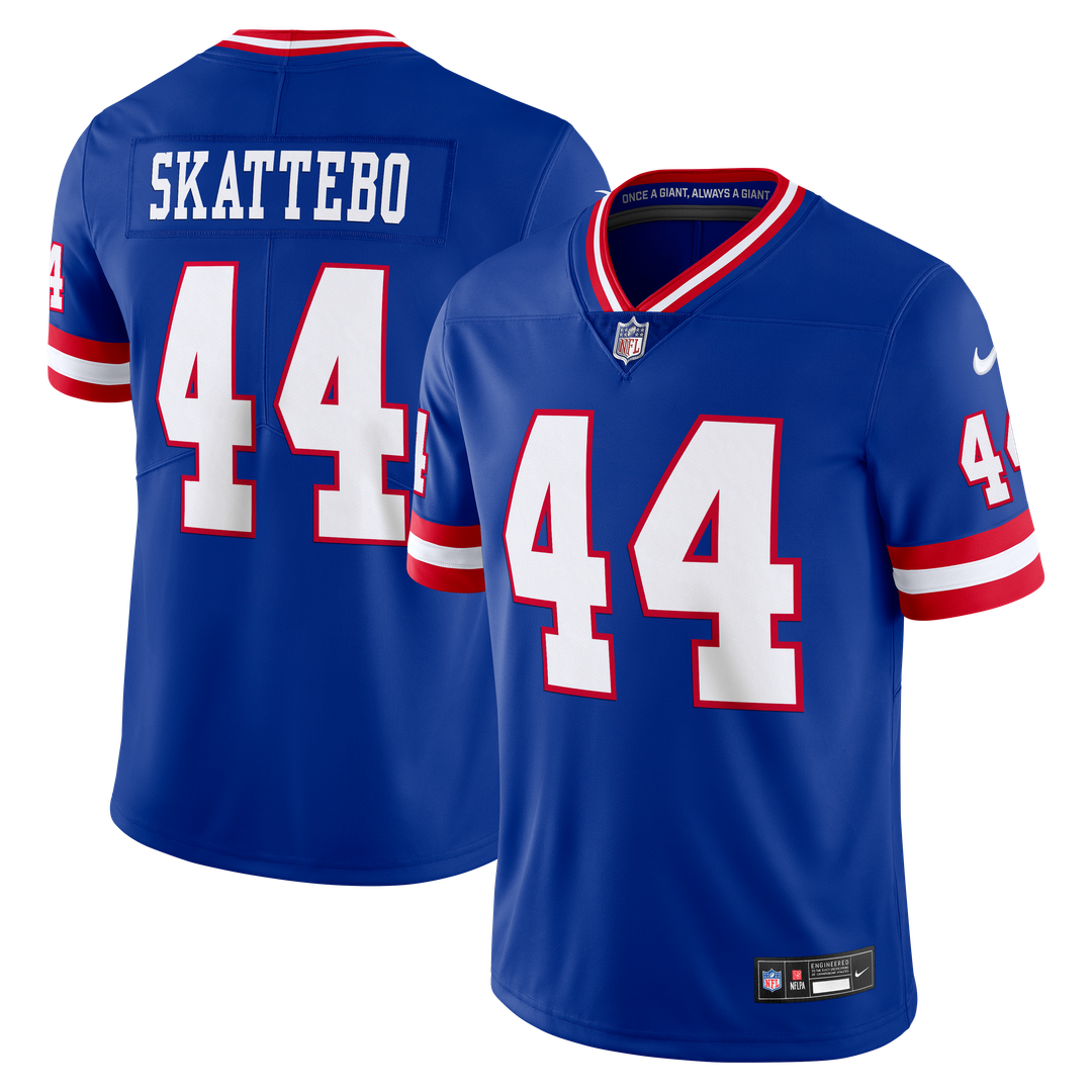 Cam Skattebo New York Giants Vintage White Stitched Jersey - White