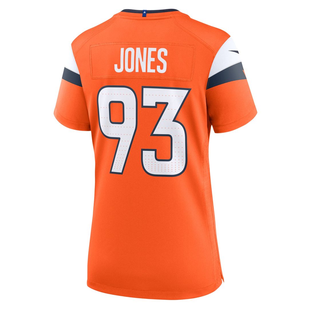 D.J. Jones Denver Broncos Women's Team Jersey - Orange