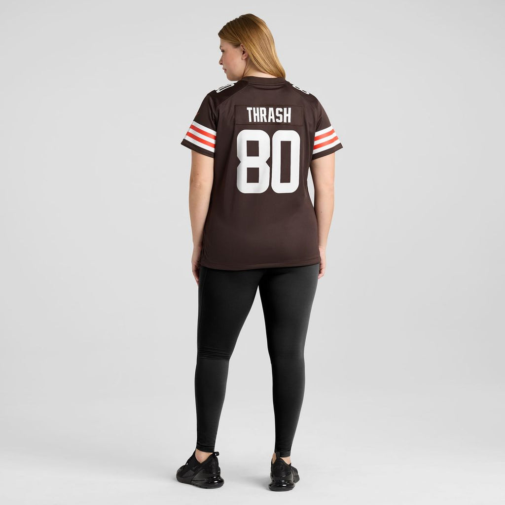 Jamari Thrash Cleveland Browns Women's Jersey - Brown