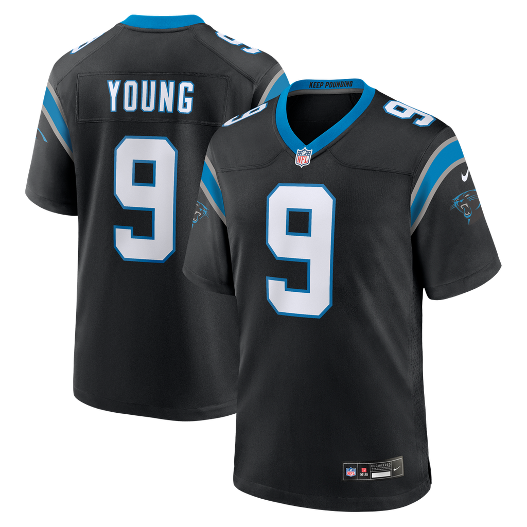 Bryce Young Carolina Panthers Team Jersey - Black