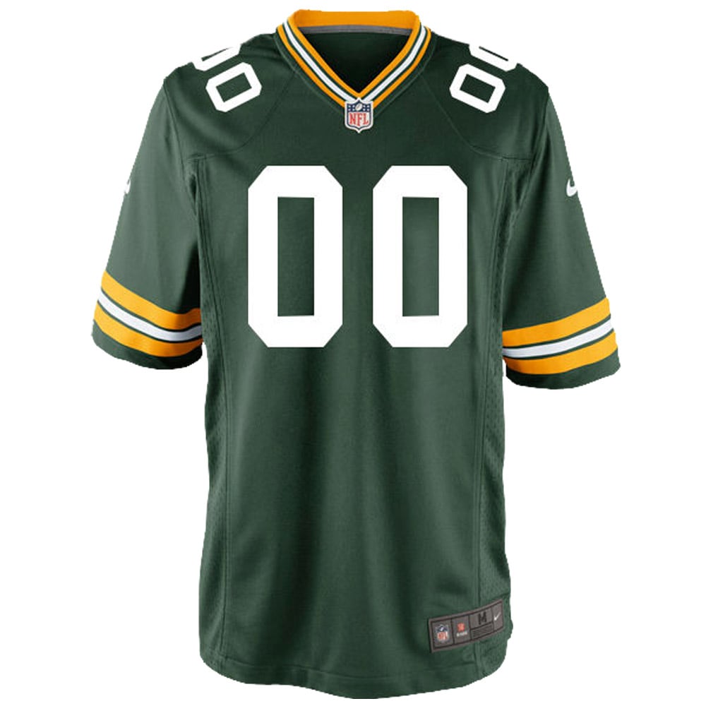 Green Bay Packers Youth Custom Jersey - Green