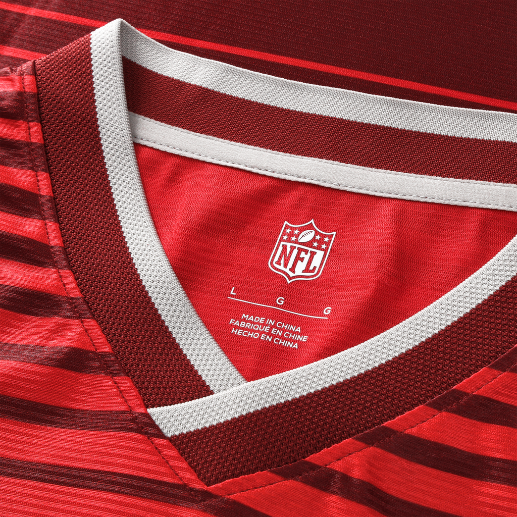 Atlanta Falcons Youth Football x Football V-Neck Fan Top - Red