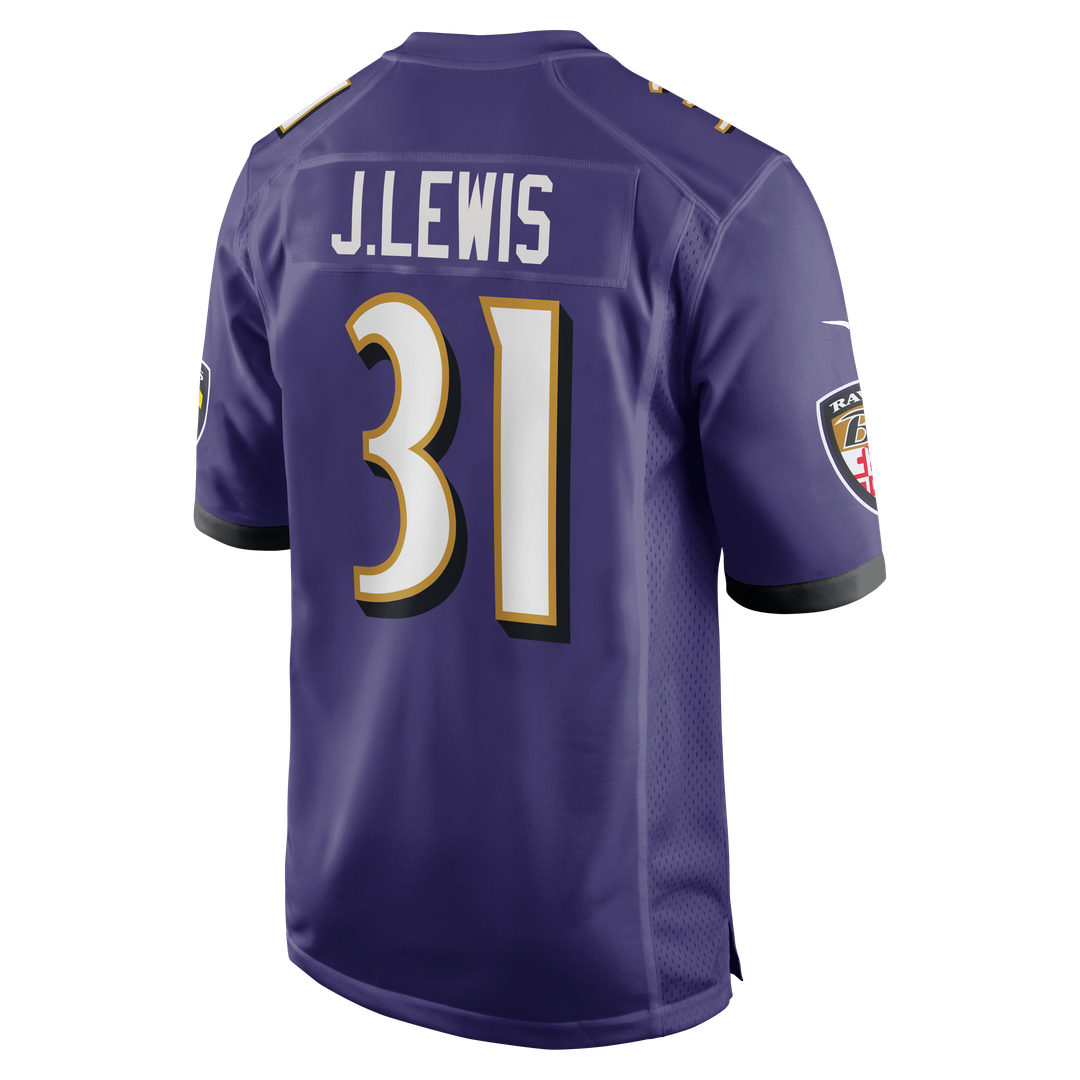 Jamal Lewis Baltimore Ravens Game Retired Player Jersey - Purple