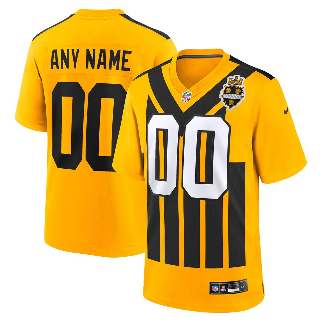 Pittsburgh Steelers Custom Jersey - Black