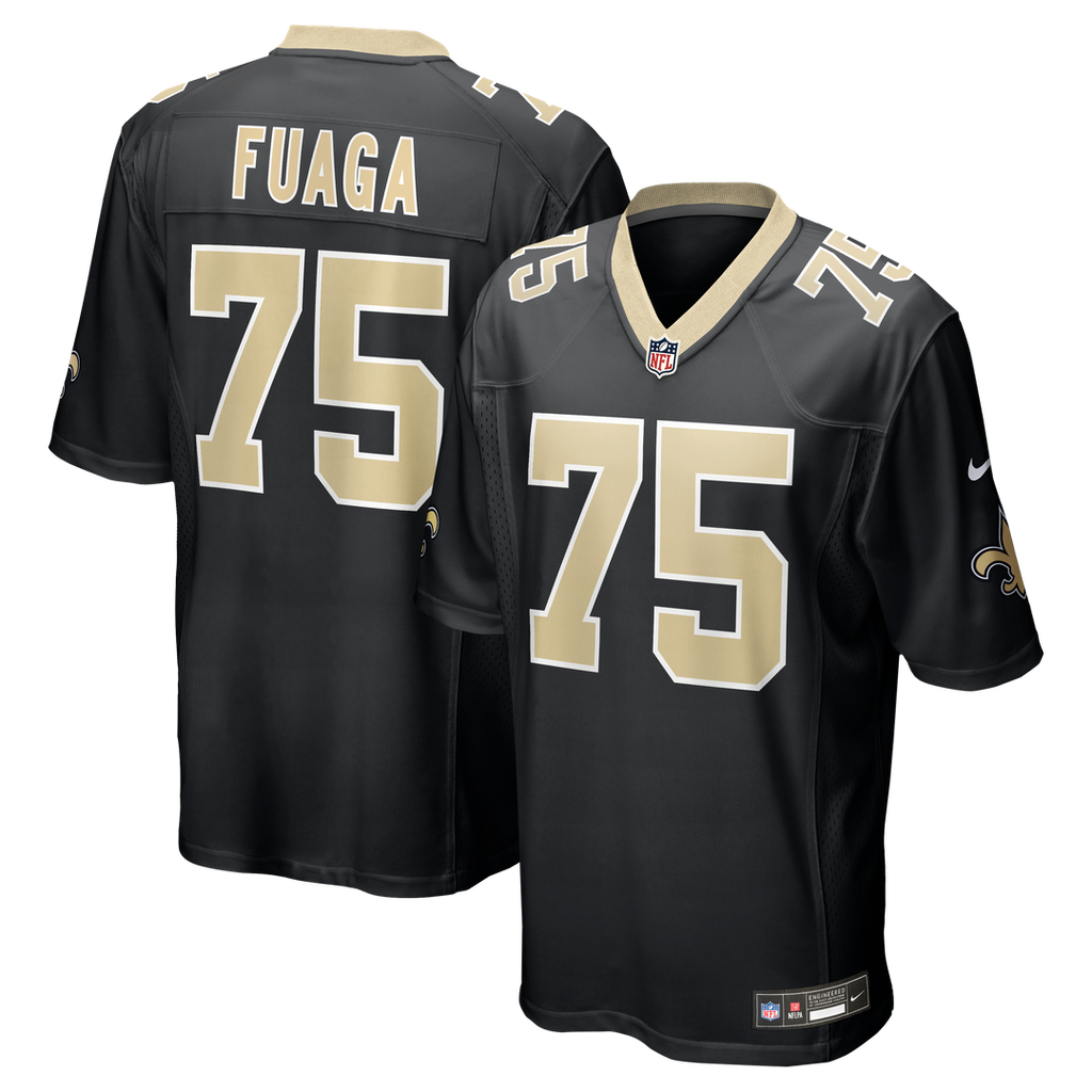 Taliese Fuaga New Orleans Saints Player Jersey - Black