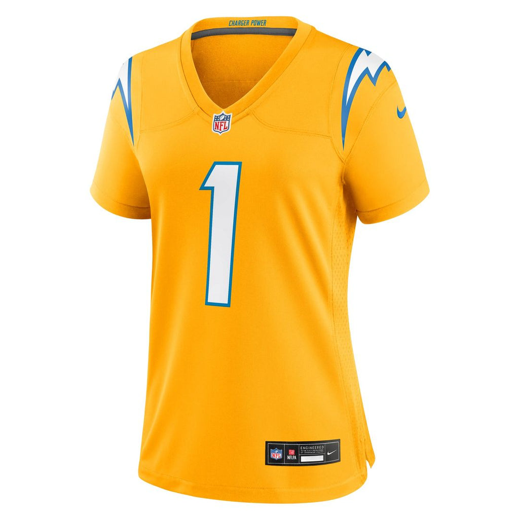 Quentin Johnston Los Angeles Chargers Women's Alternate Super Chargers Jersey - Navy