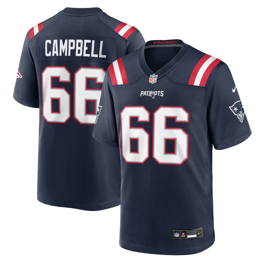 Will Campbell New England Patriots Team Jersey - Navy