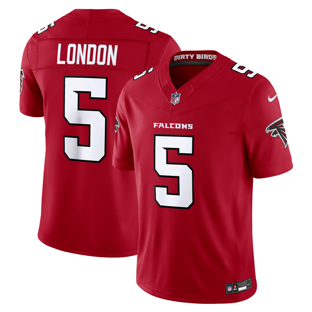 Drake London Atlanta Falcons Alternate Throwback Stitched Jersey - Black