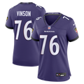 Carson Vinson Baltimore Ravens Women's Team Jersey - Purple