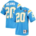 Natrone Means Los Angeles Chargers 1994 Authentic Throwback Retired Player Jersey - Powder Blue