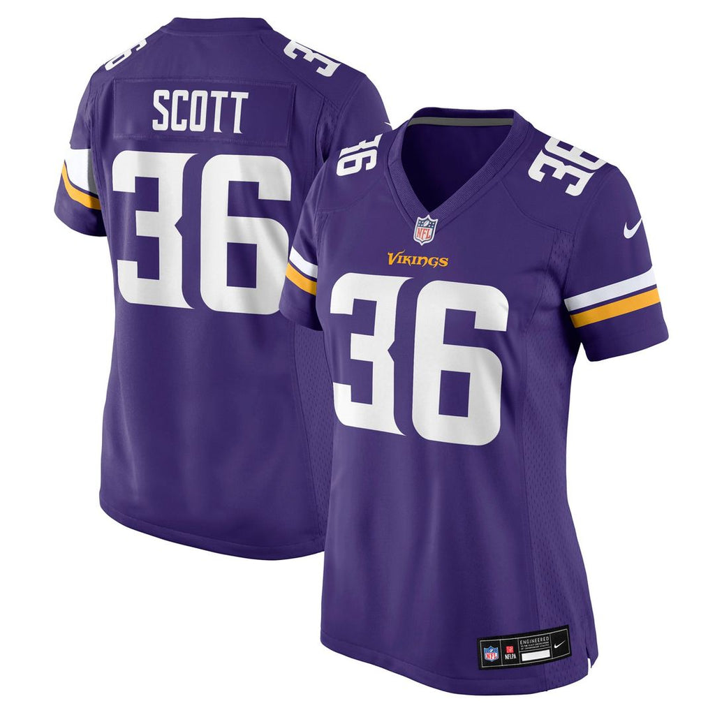 Zavier Scott Minnesota Vikings Women's Team Jersey - Purple