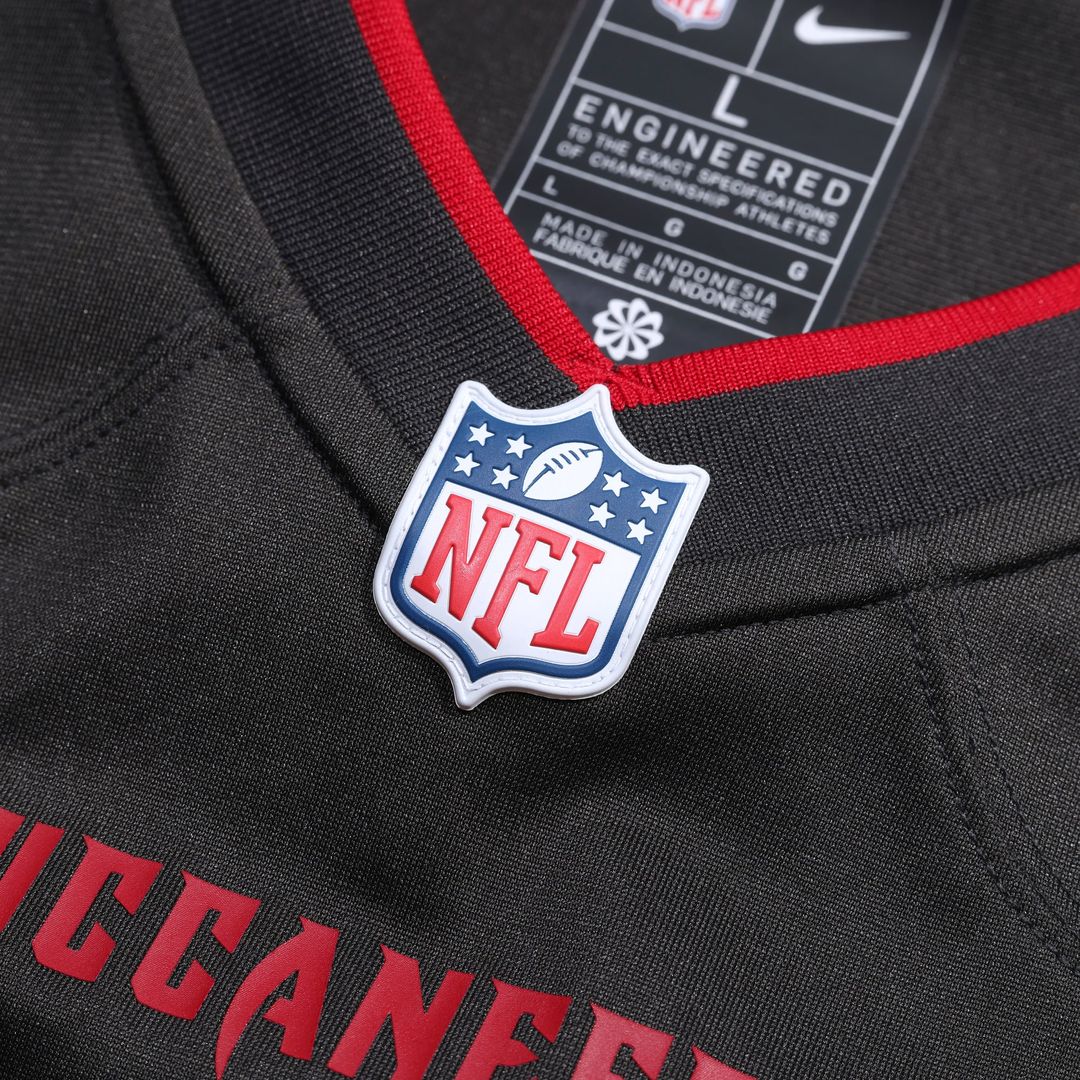 Emeka Egbuka Tampa Bay Buccaneers Alternate Jersey - Pewter