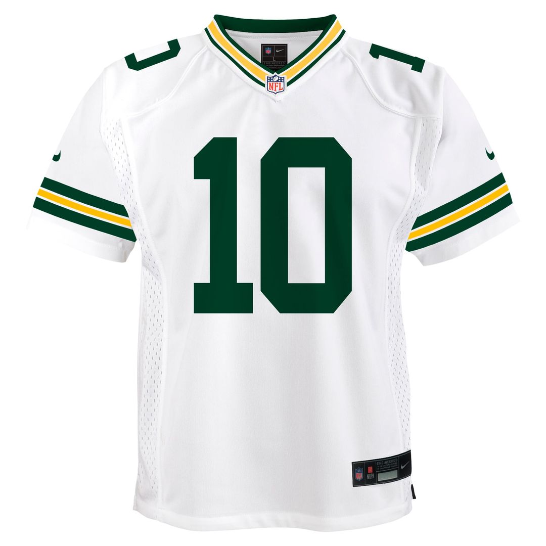 Love Green Bay Packers Youth Jersey - White