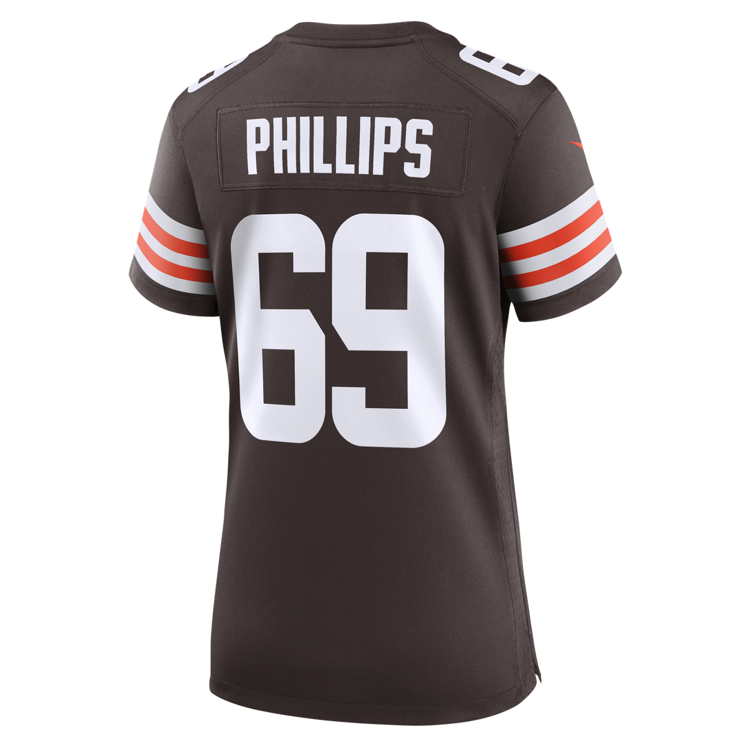 Tyre Phillips Cleveland Browns Women's Team Jersey - Brown