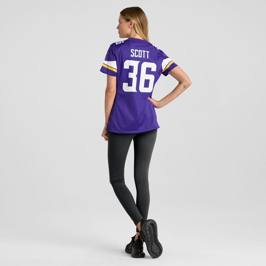 Zavier Scott Minnesota Vikings Women's Team Jersey - Purple