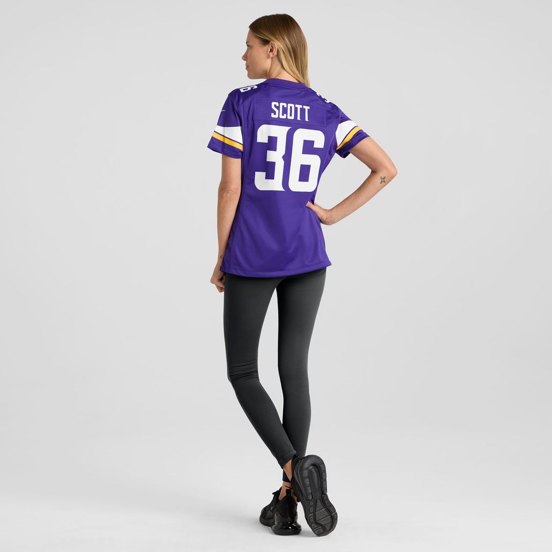 Zavier Scott Minnesota Vikings Women's Team Jersey - Purple
