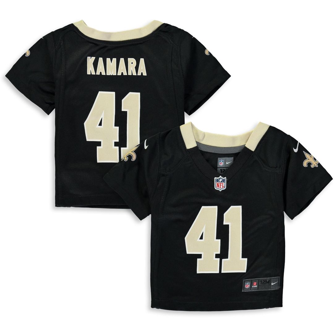 Alvin Kamara New Orleans Saints Infant Team Player Jersey - Black