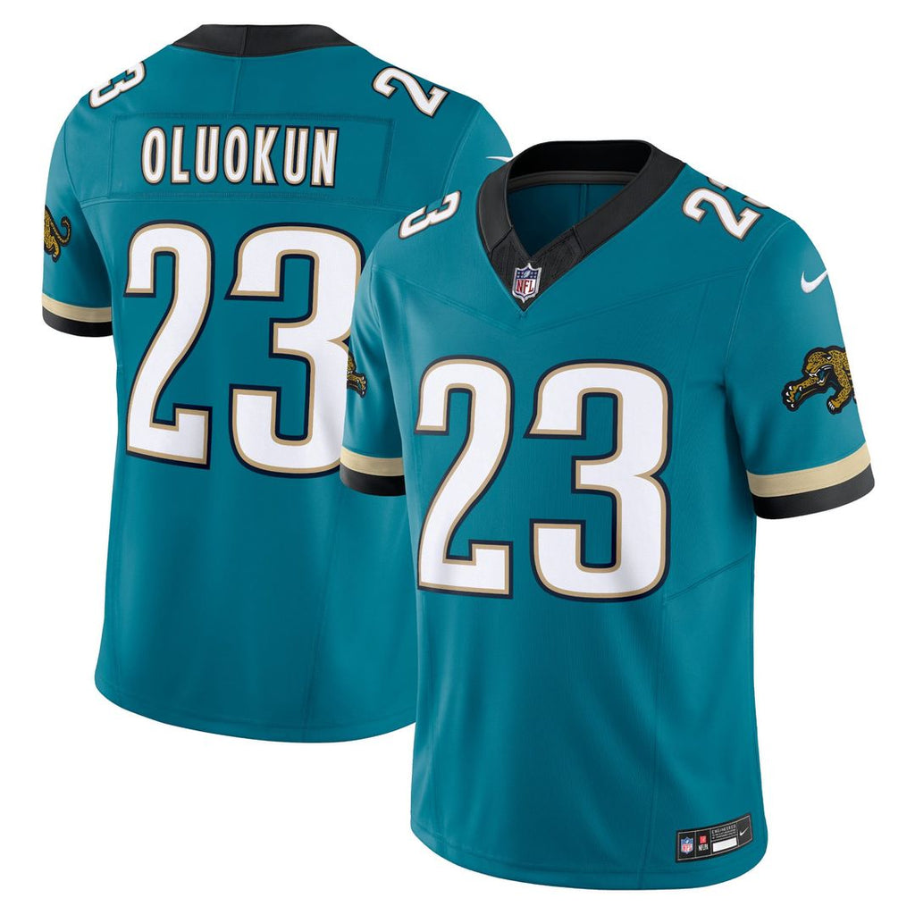 Foye Oluokun Jacksonville Jaguars Prowler Throwback Jersey - Teal