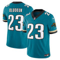 Foye Oluokun Jacksonville Jaguars Prowler Throwback Jersey - Teal